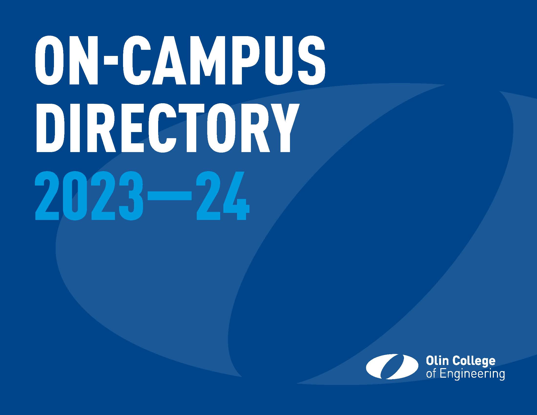 Olin College 2023/24 Campus Directory